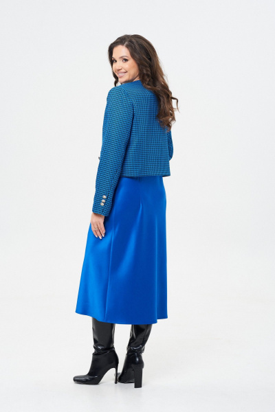 Жакет из костюмной ткани с прорезными клапанами и пуговицами Takka Plus 24-244 - фото 22