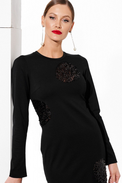 Платье ELLETTO 1045 чёрный - фото 6