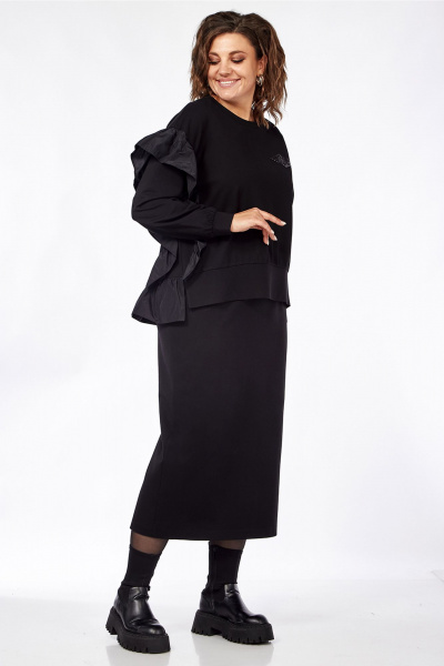 Костюм из трикотажа юбка и джемпер на каждый день демисезон Jurimex 3232 - фото 2