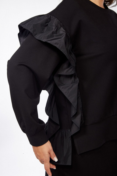 Костюм из трикотажа юбка и джемпер на каждый день демисезон Jurimex 3232 - фото 5