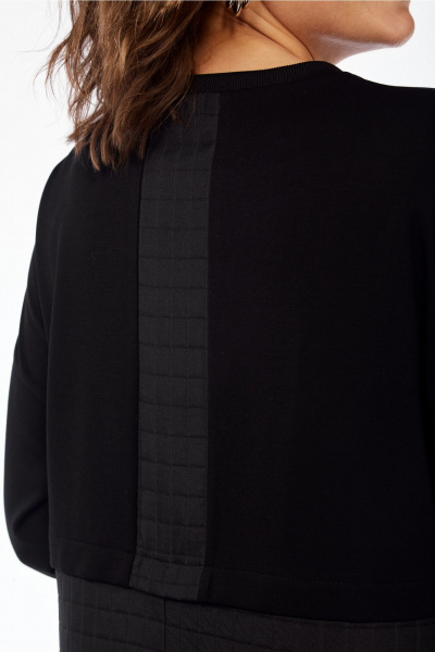 Комбинированное платье с декором и карманами стиль на каждый день Jurimex 3238 - фото 7