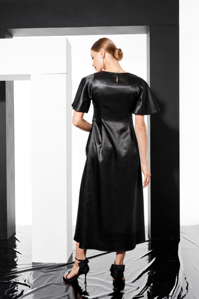 Платье ELLETTO 1056 черный - фото 7