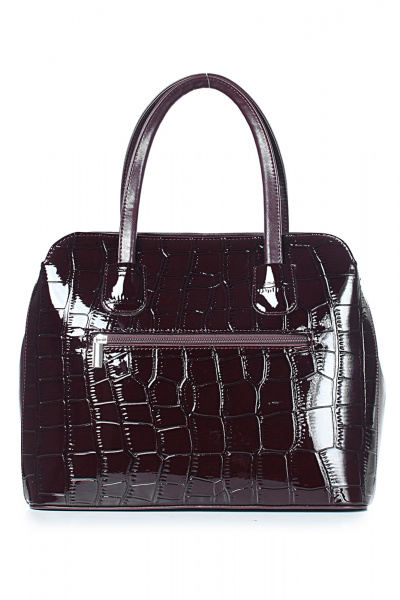 Стильная сумка из экокожи, на каждый день, красный цвет Galanteya 21224.24с812к45 бордо - фото 3