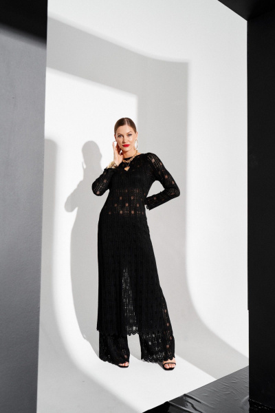 Брюки ELLETTO 2318 черный - фото 1