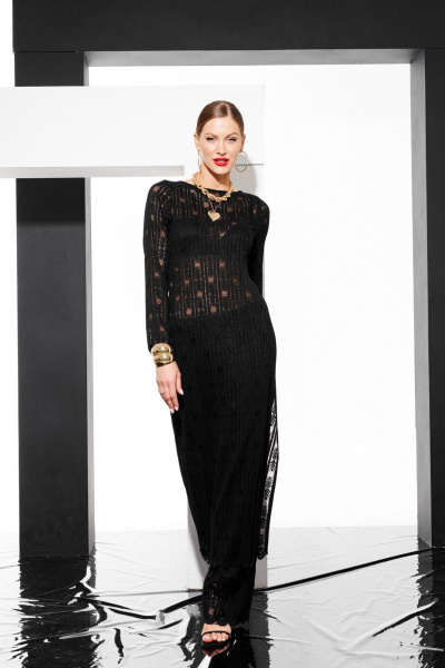 Брюки ELLETTO 2318 черный - фото 3