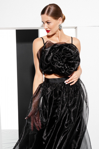 Юбка ELLETTO 2319 черный - фото 7