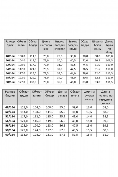 Нарядный демисезонный костюм из текстиля с блузкой БАГРЯНИЦА 3151 - фото 6