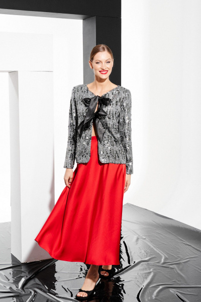 Юбка ELLETTO 2320 красный - фото 2