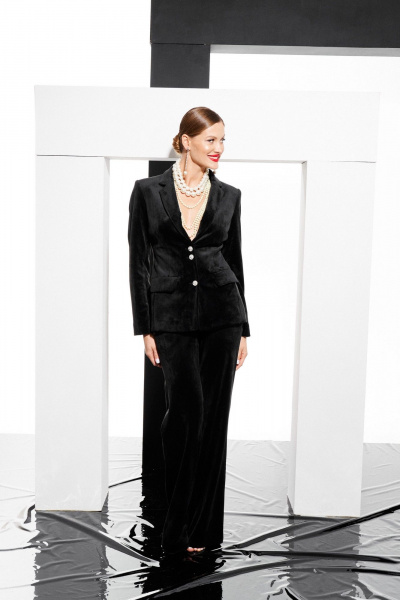 Брюки ELLETTO 2321 черный - фото 13