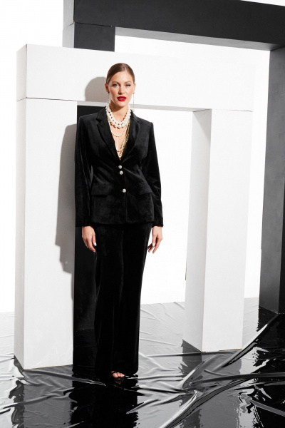 Брюки ELLETTO 2321 черный - фото 7