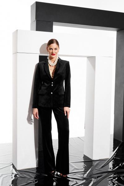 Брюки ELLETTO 2321 черный - фото 2