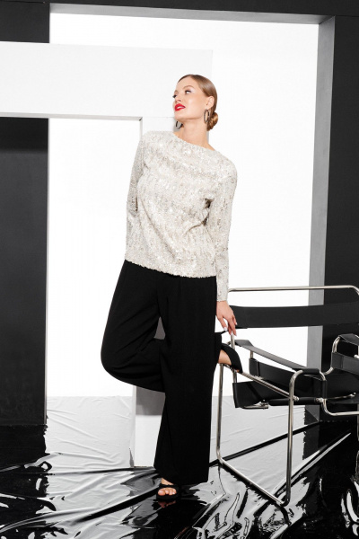 Жакет ELLETTO 3785 бежевый - фото 2