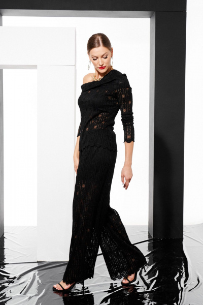 Джемпер ELLETTO 3789 черный - фото 6