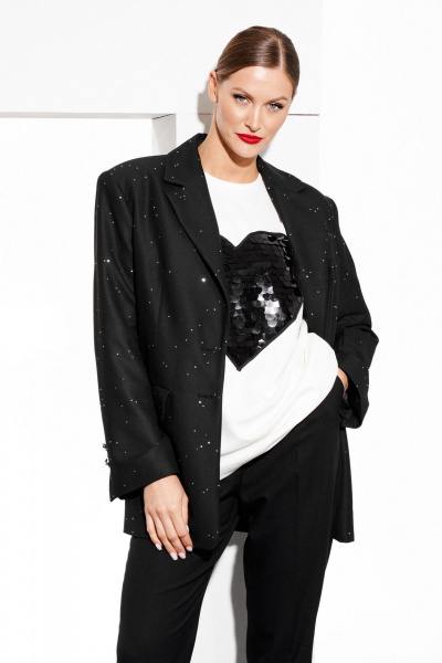 Жакет ELLETTO 3796 черный - фото 1