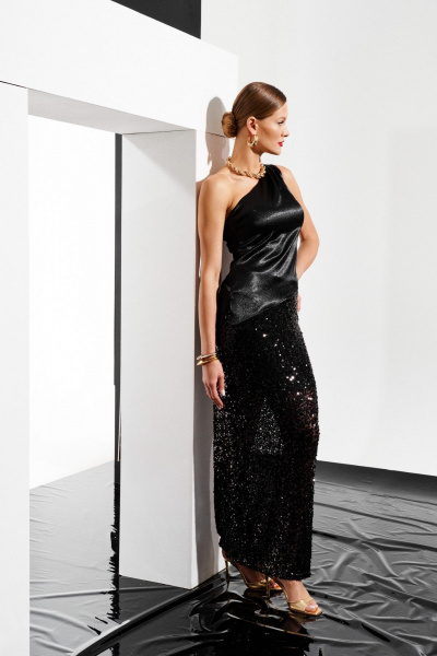 Блуза ELLETTO 3799 черный - фото 6