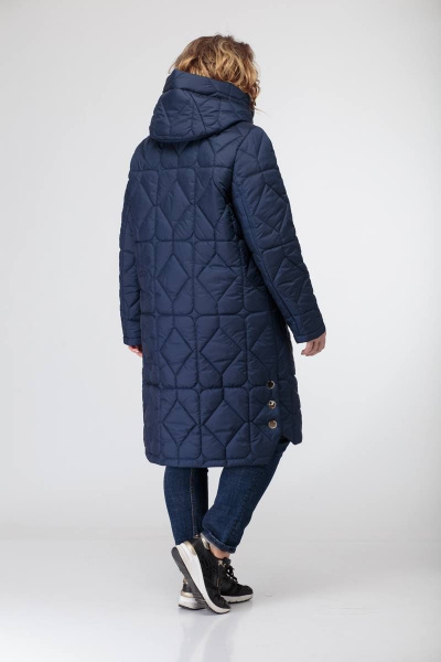 Пальто TrikoTex Stil М3420 синий - фото 6