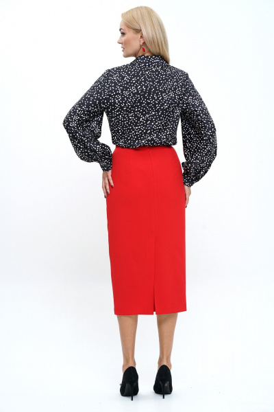 Блуза с застёжкой на петли и юбка на подкладке Alani Collection 2248 - фото 8