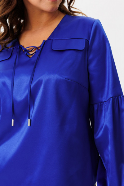 Блуза и юбка с зебровым принтом, офисный и нарядный стиль Mubliz 219 - фото 14