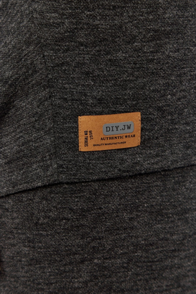 Костюм из трикотажа с расклешенной юбкой Диомант 2020 графит - фото 9