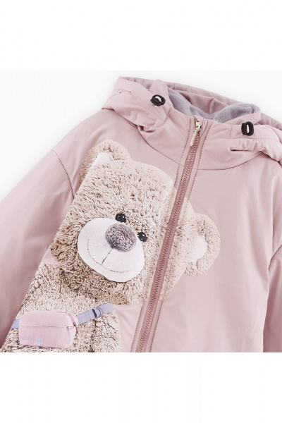 Осенняя куртка с капюшоном для девочки Bell Bimbo 243301 св.коралл - фото 6