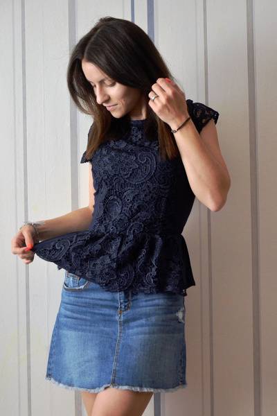 Туника OLANTIZ ТВ004 синий - фото 2