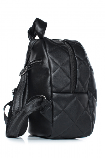 Экокожаный рюкзак с регулируемыми ремнями и карманами Galanteya 38522.23с257к45 черный - фото 4