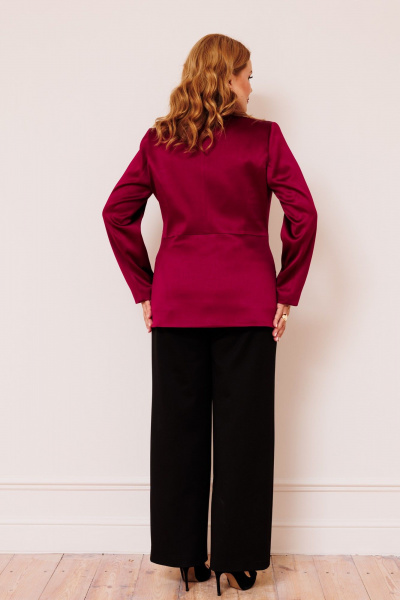 Женский жакет AMUARt 1025 бордовый - фото 8