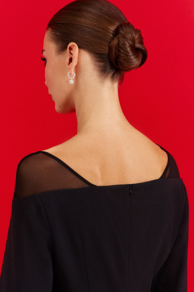 Платье DILIA 0914 черный - фото 5