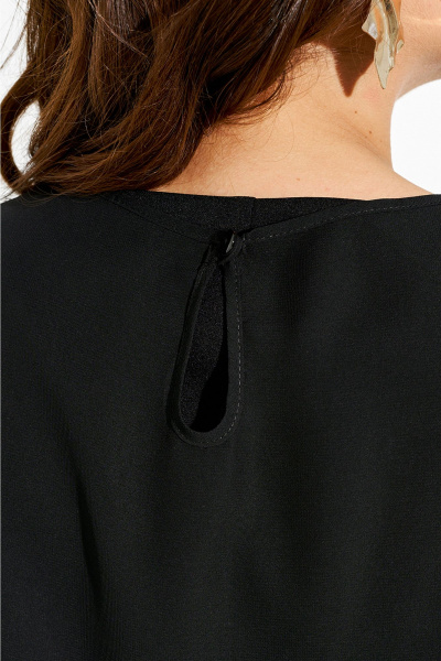 Комплект платье и блуза из трикотажа и шифона для круглогодичного ношения IVA 1632 - фото 10