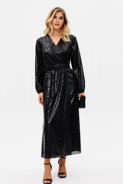 Платье EOLA 2752 черный_принт - фото 2