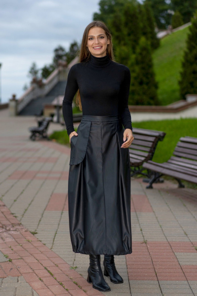 Юбка Полинушка 533п/1 черный - фото 5