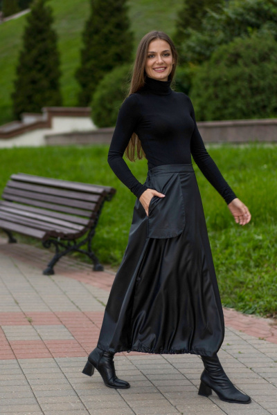 Юбка Полинушка 533п/1 черный - фото 6