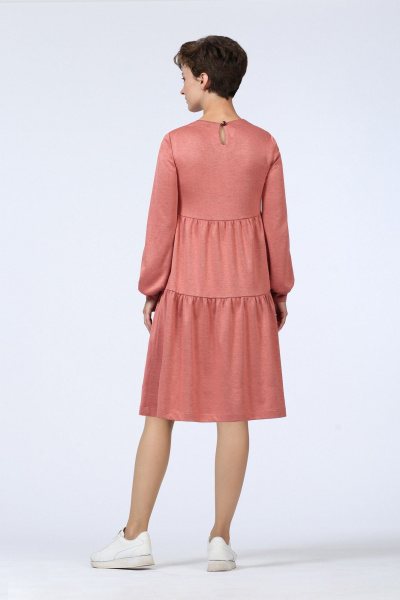 Платье Полинушка 668/4 коралл - фото 4