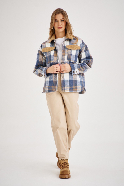 Брюки, рубашка EZER 2106 мультиколор_бежевый - фото 6