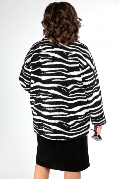 Демисезонное женское укороченное пальто из шерсти с воротником ALEZA 1226 - фото 5