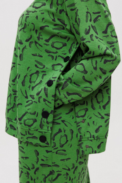 Костюм 2-ка из трикотажа с принтом и карманами Anelli 1494 жираф_веган - фото 3