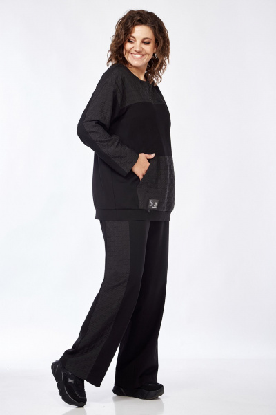 Брюки и джемпер классического кроя из трикотажа с карманами Jurimex 3239 - фото 2