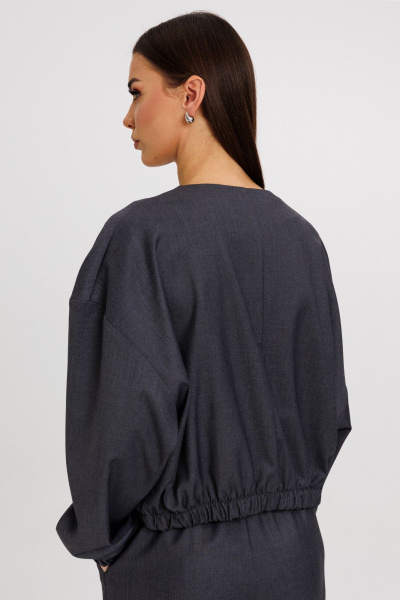 Костюм из костюмной ткани: кардиган и укороченные брюки Kivviwear 42074208.04 - фото 14