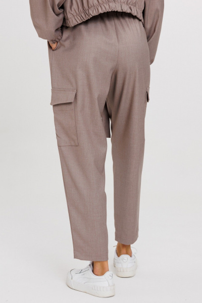 Костюм из хлопка: кардиган и укороченные брюки Kivviwear 42074208.05 - фото 10