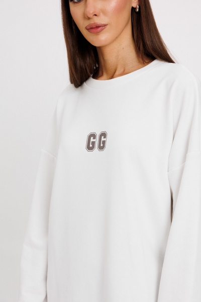 Комфортный костюм из трикотажа с принтами на каждый день Kivviwear 42374051.03 - фото 7