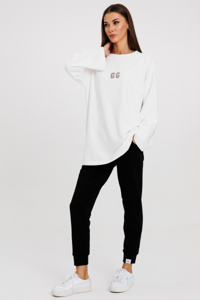 Комфортный костюм из трикотажа с принтами на каждый день Kivviwear 42374051.03 - фото 4