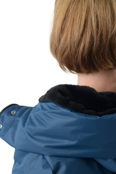 Зимняя свободная куртка оверсайз с капюшоном и мехом MT.Style 273493221 - фото 8