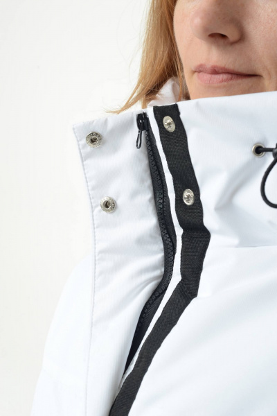 Зимняя удлинённая куртка с мембраной и меховым капюшоном MT.Style 273493219 - фото 9