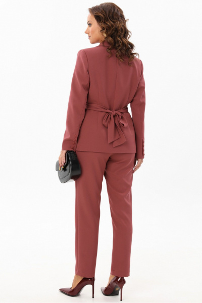 Деловой костюм брючный жакет и узкие брюки Angelina & Сo 1180 - фото 8