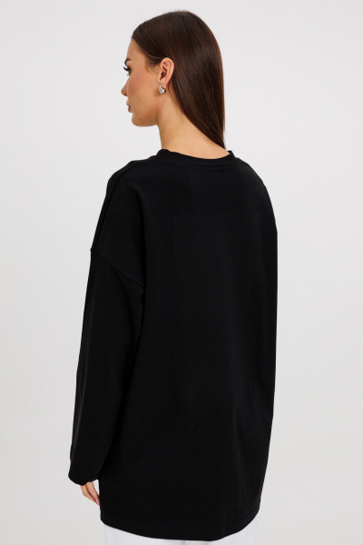 Джемпер женский демисезонный с оригинальным дизайном из хлопка Kivviwear 4246.12 - фото 9