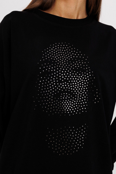 Джемпер женский демисезонный с оригинальным дизайном из хлопка Kivviwear 4246.12 - фото 8