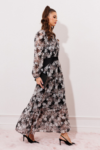 Платье Butеr 2756 черно-белый_принт - фото 6