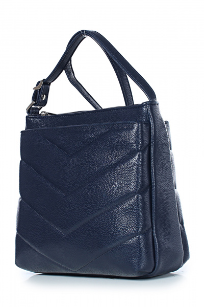 Синяя экокожаная сумка-кроссбоди с ремнем-цепочкой Galanteya 21724.24с814к45 синий_т. - фото 1