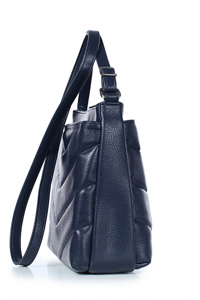 Синяя экокожаная сумка-кроссбоди с ремнем-цепочкой Galanteya 21724.24с814к45 синий_т. - фото 4