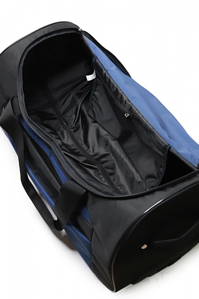 Дорожная сумка из текстиля с карманами Galanteya 35007.24с966к45 черный/синий - фото 5